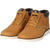 Schnürboots TIMBERLAND "BRADSTREET MID LACE UP SNEAKER", Gr. 45, gelb (wheat), Leder, sportlich, Schuhe, Winterstiefel, Schnürstiefel, Winterschuhe