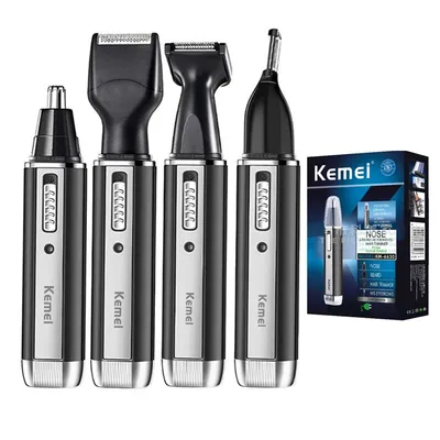 Kemei rechargeable electric all in one hair trimmer for men grooming kit beard trimer facial eyebrow