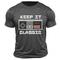 Herren Spiele Brief drucken T Shirt T-Shirt Kurzarm T-Shirt Rundhalsausschnitt Hemd Sport Klassisch Brautkleider schlicht Strasse Sports Outdoor Schwarz Dunkelblau Dunkelgray Sommer Frühling