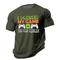 Herren T Shirt Spiele Lustig Gamepad Rundhalsausschnitt Bekleidung 3D-Druck Party Festtage Kurzarm Vintage Cool