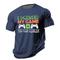 Herren Spiele Lustig Gamepad T Shirt Kurzarm T-Shirt 3D-Druck Rundhalsausschnitt Hemd Vintage Cool Party Festtage Heather Grey Schwarz Rote Sommer Frühling Bekleidung S M L XL XXL XXXL