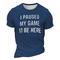 Herren Spiele Lustig T Shirt Kurzarm T-Shirt 3D-Druck Rundhalsausschnitt Hemd Vintage Cool Party Festtage Hellbraun Schwarz Rote Sommer Frühling Bekleidung S M L XL XXL XXXL