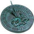 Nauticalmart 2532 Hummingbird Sundial Cast Iron with Verdigris Finish 7.5-Inch Diameter