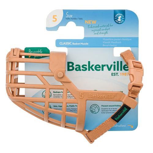 Baskerville Klassik Maulkorb Beige Gr.5 Hund