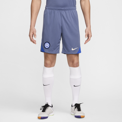 Inter Milan Strike Men's Nike Dri-FIT Football Knit Shorts - Blue - Polyester