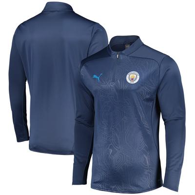 Manchester City PUMA Trainings-Fleece - Blau Image
