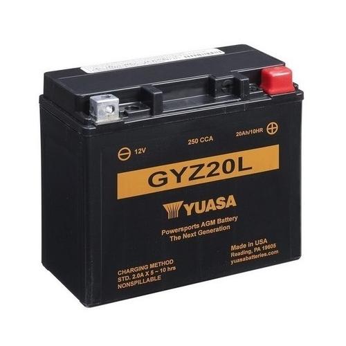 YUASA GYZ20L 12V 20Ah 250A Starterbatterie 21Ah