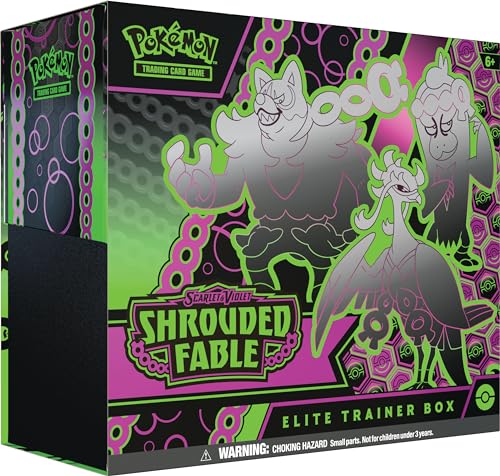 Pokémon TCG: Scarlet & Violet—Shrouded Fable Elite Trainer Box (1 Full Art Promo Card, 9 Boosters & Premium Accessories)