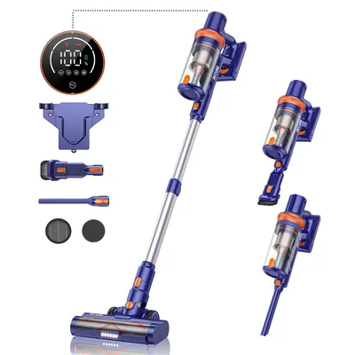 Buture 450w 38kpa Saugkraft Hand kabelloser kabelloser Staubsauger für Haushalts geräte 1,2 l Staub becher austauschbarer Akku Image