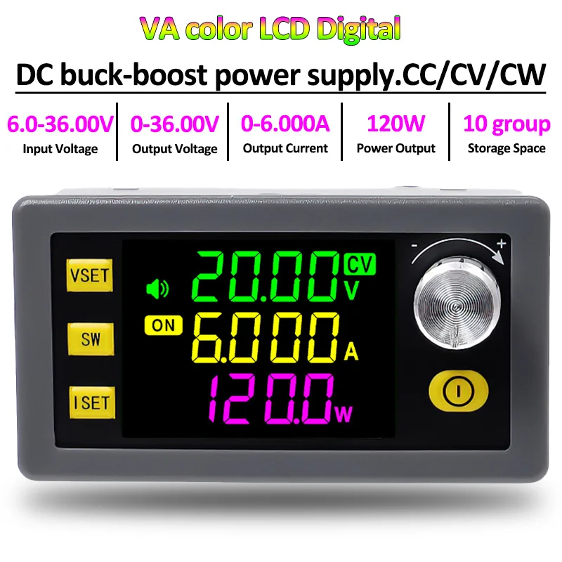 DC-DC 6-36V Buck Boost Converter Einstellbare geregelte Stromversorgung Eingang Konstantspannung Konstantstrom Solarlademodul Image