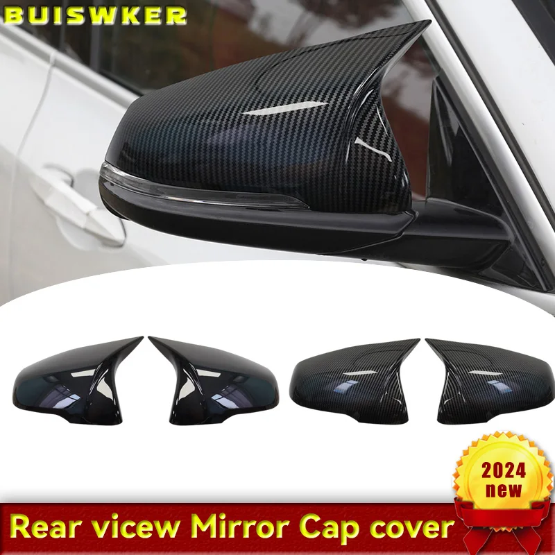 M-Stil Rückspiegel-Abdeckkappe aus echtem Carbon für BMW 1 2er F45 F40 Z4 G29 X1 F48 F49 X2 F39 Toyota Supra 2019–2023 Image