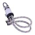 1SET Campervan Camper Van Accessori MISURATORE CARAVAN CROMATO CON PUSH DA 12MM ADATTA TASTI Uscita 1/2 "CAMPER