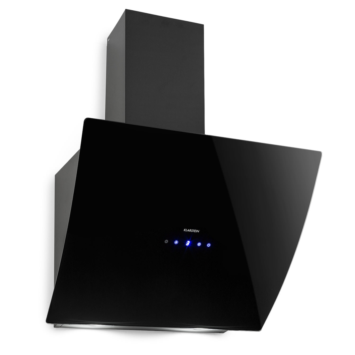 Klarstein Annabelle 60 Dunstabzugshaube Glas 595 m³/h Touch-Armatur schwarz Schwarz Image