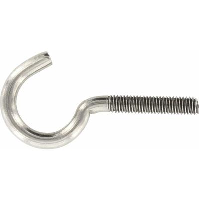 Schraubhaken mit metrischem Gewinde gebogen M 5x50 Edelstahl A2 Image