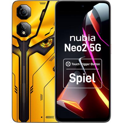 NUBIA Smartphone "Neo 2 5G" Mobiltelefone Gr. 256 GB, gelb (sonnenfeuergelb)