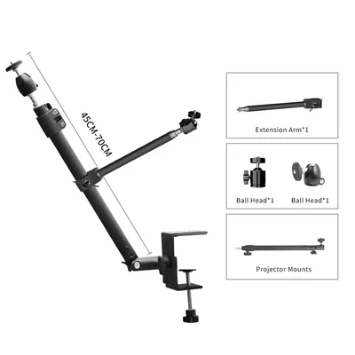 Desktop Extension Bracket Is Suitable For C-Type Desktop Bracket Extend Suitable Lateral Arm Length