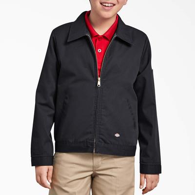 Dickies Kids' Eisenhower Jacket, 4-20 - Black Size S (KJ903)