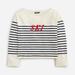 J. Crew Tops | J.Crew Mariner Cloth Embroidered Long-Sleeve T-Shirt In Stripe | Color: Red | Size: 2x