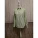 J. Crew Tops | J.Crew Women's Size S Slim Fit Striped Shirt Long Sleeve With Botton Down Green | Color: Green/White | Size: S