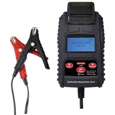 BUSCHiNG GmbH Tankstellen- und Werkstattgeräte StartStop Batt./Ladesystemtester 'Heros' Prüfgerät, Batterie 100902