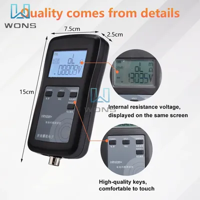 4-Draht yr1035 Lithium batterie Innen widerstands tester Hochpräzises Batterie tester Widerstands prüfgerät DC 0-100V
