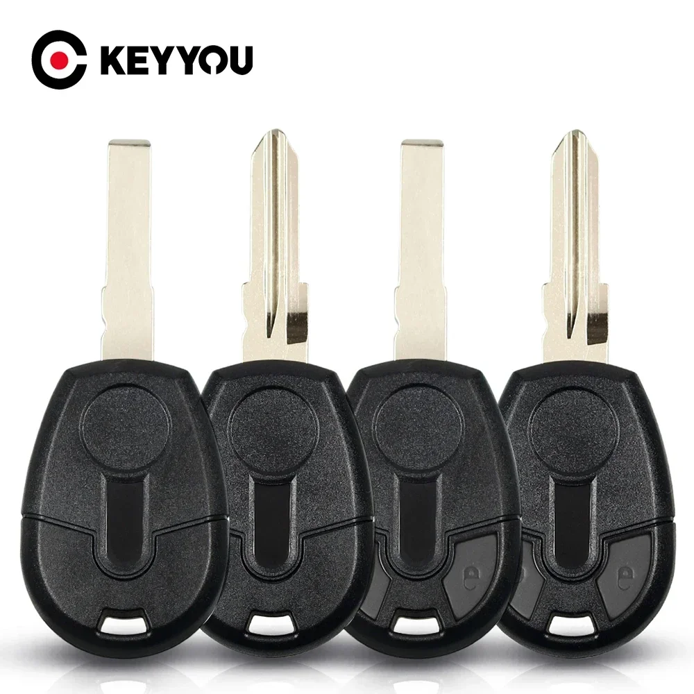 Keyyou 5x Auto Fernbedienung Schlüssels chale Fall für Fiat Positron Ex300 ersetzen Transponder Chip leere Schlüssel abdeckung mit sip22/gt15r Image