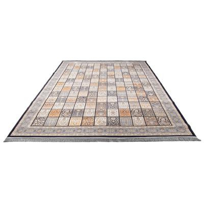 Orientteppich MORGENLAND "Byzantine Boudoir - Orientalischer Webteppich", blau (dunkelblau), B:250cm H:0,8mm L:350cm, Polyester, Teppiche, OrientOptik Image