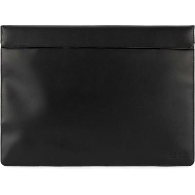 SLNT Faraday Laptop Sleeve Black Leather 13/14in SPS-L13BL