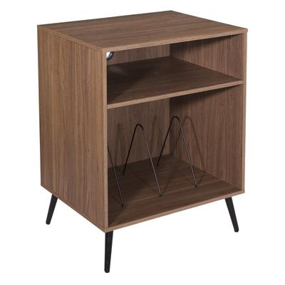 Retro Record Player Stand w/ Album