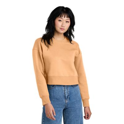 District DT1105 Women's Perfect Weight Fleece Cropped Crew size 4XL | Cotton