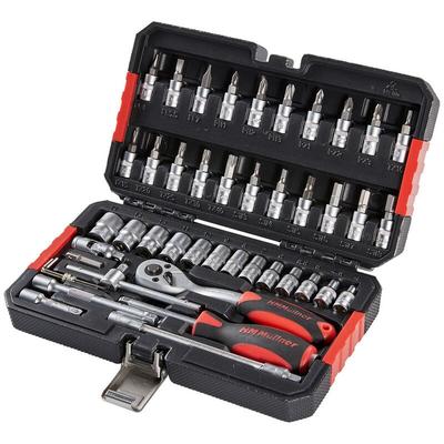 Hm Müllner - Steckschlüsselsatz 46-tlg. 1/4"-Vierkantantrieb 1/4"-Sechskantantrieb Image