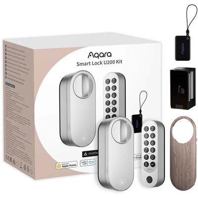 U200 Kit Smart Lock, Türschloss mit Matter/Bluetooth,IPX5 wasserdicht, Apple Home