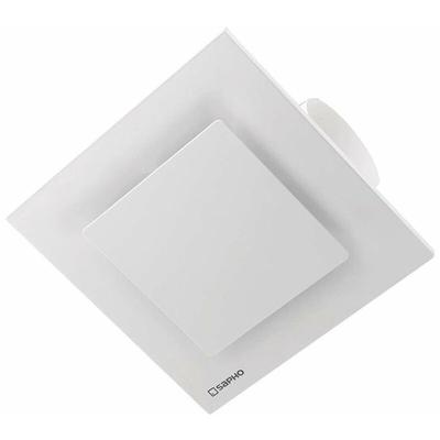 Tecto - Axial-Badlüfter mit Timer, 20 w, Rohrleitung 100 mm, Deckeneinbau, weiß TC202 - Sapho Image