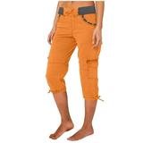 Hauaitttt Summer Women Pocket Trousers Outdoor Casual Sports Cropped Pants Overalls Thin Loose Cargo Shorts A Pants for Women Work Casual plus Size Comfy Casual Pants Women Business Casual Pants for