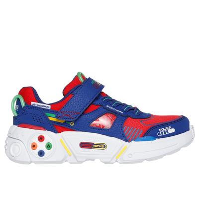 Skechers Boy's Game Kicks: Gametronix 2.0 Sneaker | Size 12.5 | Blue | Synthetic/Textile | Machine Washable