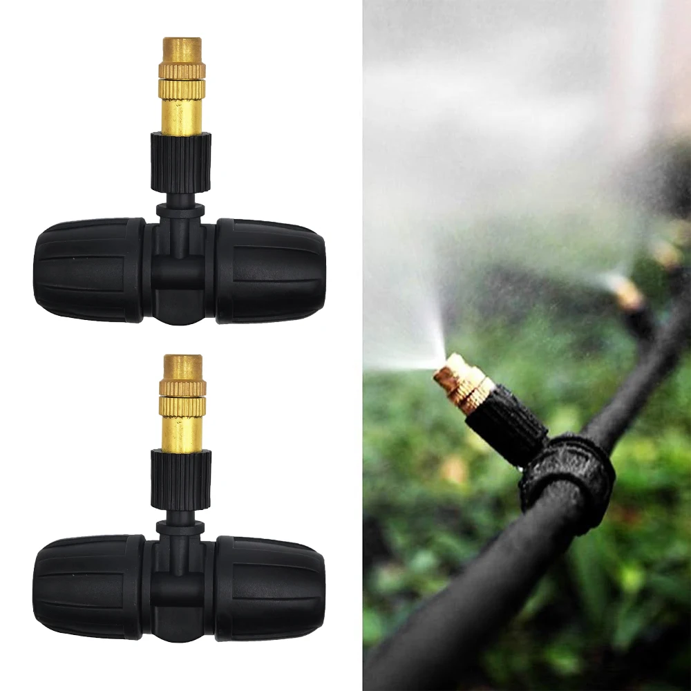 5pcs Automatic Watering System Household Atomizing Nozzle Plant Spraying Spray Dust Reduction Gardening Watering Timer Nozzle