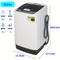 TEMU Portable Washing Machine, Full-automatic Washing Machine Portable, Compact Washer With Led Display, 10 Programs And 8 Water Levels, 13.6lbs/17.9lbs Capacity, Space Saving Full-automatic Washer, White