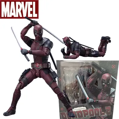 Shf Deadpool Action Figure Toy High Quality Multiple Accessories Dead Pool Model Doll Statue Garage