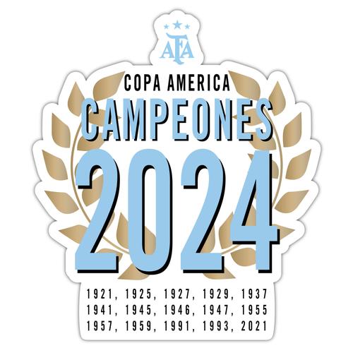 Argentinien Copa America Champions 2024 – Wandaufkleber – 90 cm