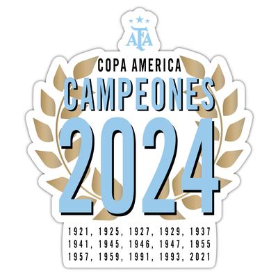 Argentinien Copa America Champions 2024 – Wandaufkleber – 90 cm Image