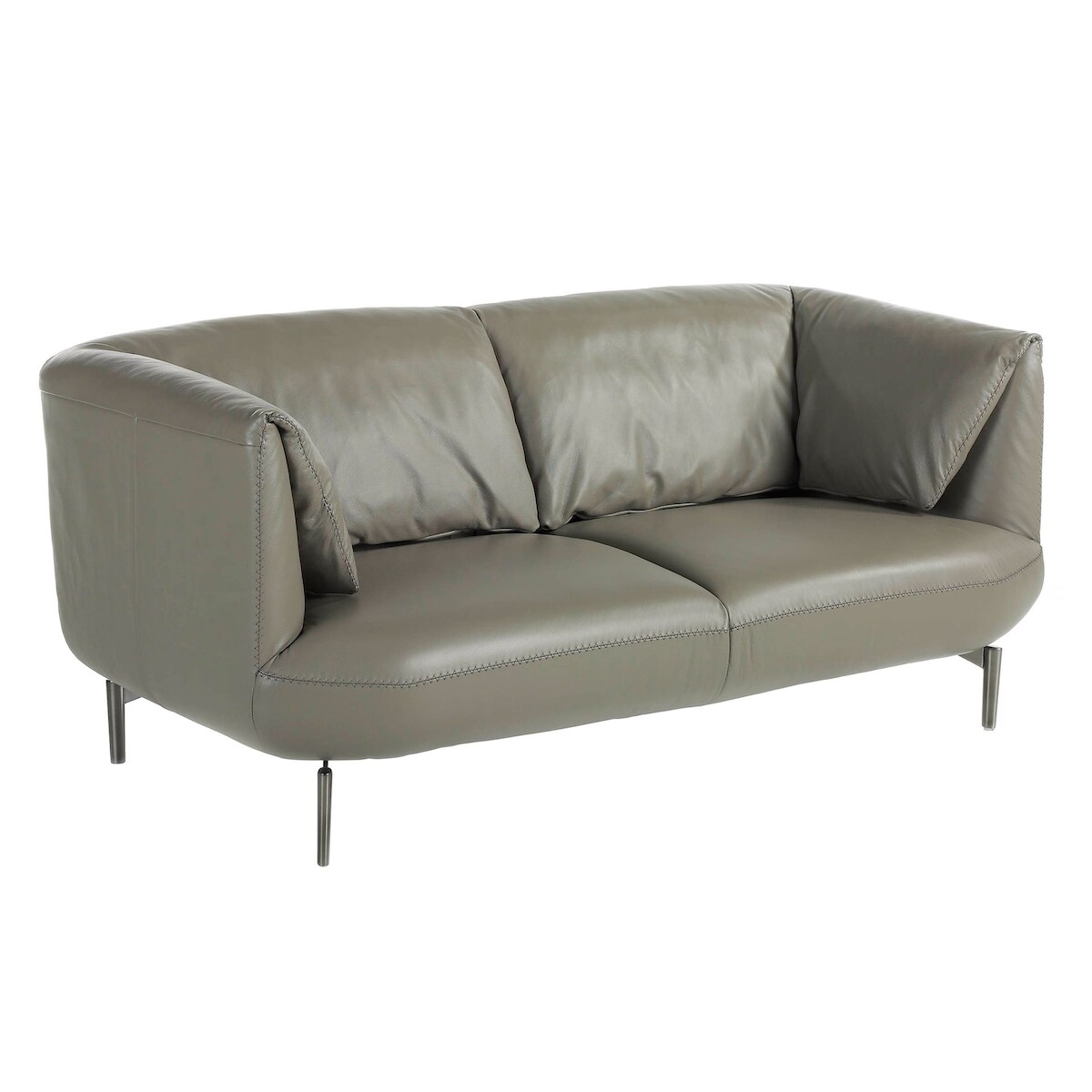 AC ANGEL CERDA Angel Cerdá 2-Sitzer-Sofa mit grauem Rindsleder 6036C Image