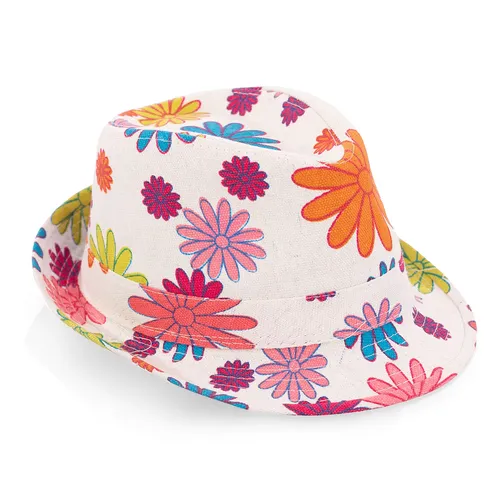 Trilby Blumen, bunt