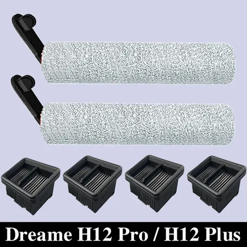 Dreame H12 Pro / H12 Plus brosse souple pièces de rechange aspirateur sec et humide rouleau filtre Hepa accessoires