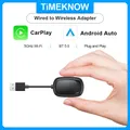 TIMEKNOW Nuovo 2 In1 CarPlay e Android Auto Mini Box Adattatore CarPlay Wireless Cablato a Wireless CarPlay Per USB/Tipo C Dongle
