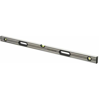 Stanley - Magnetische Röhrenwasserwaage 120cm fatmax 0-43-649 - 3 umkehrbare Libellen, gefräste Image