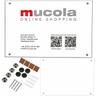 Mucola - Firmenschild Werbeschild Praxisschild Klarglas Sicherheitsglas Logo Firmenname
