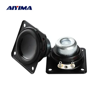 AIYIMA 2Pcs 4 Ohm 5W Full Range Audio Speaker Unit 45mm Hifi Stereo Neodymium Waterproof DIY Bluetooth Home Amplifier Speakers