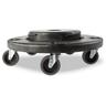 FG264043BLA Quiet Dolly, Nero - Rubbermaid