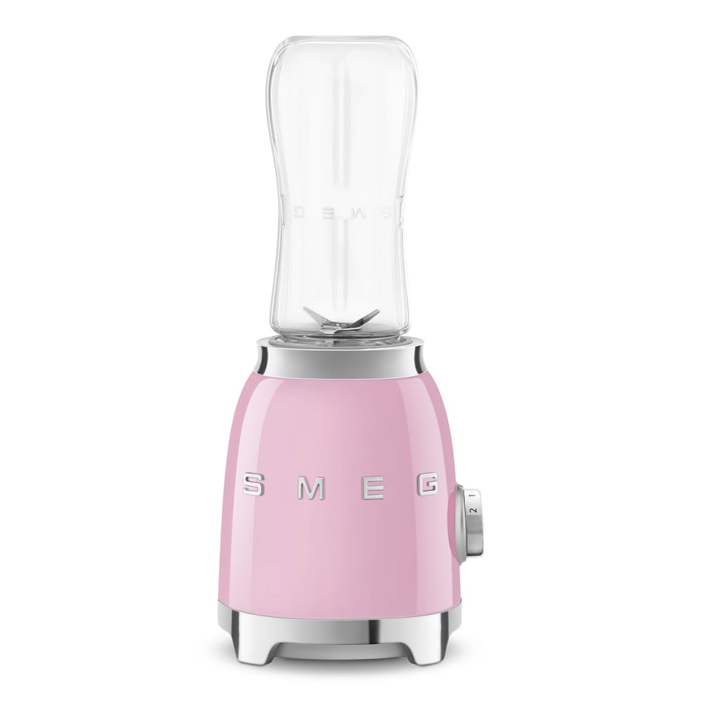Mini blender vintage rose + 1 bouteille Smeg