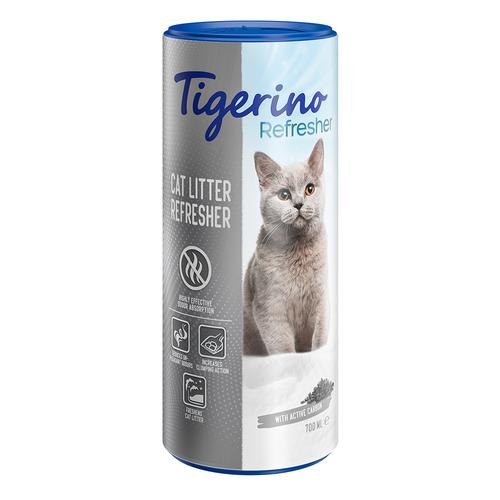 Sparpaket: 2x700ml Tigerino Refresher Naturton-Deodorant für Katzenstreu